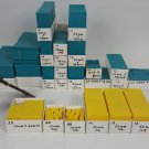 Math Manipulatives Learning tools Solid and heavy over 500 pieces Blue Yellow