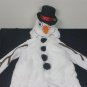 Snowman Soft Plush Full Body Costume Toddler Size 3T Halloween or Christmas