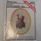 Crewel Stitchery kit Vogart Crafts #2563 Little Sweethearts "Butterfly" vintage