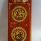 Vogart Crafts Christmas Doubles Counted Cross Stitch Kit w/Hoops Christmas Goose