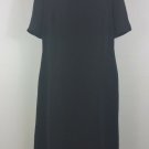 womens 16W Black short sleeve dress Collectibles by August Max lined