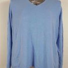 womens blue v neck Carolyn Taylor sweater made in UK