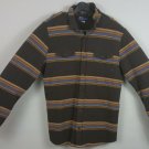 Mens Jack O'Neill Collection XXL Brown Long Sleeve Button-dowm with stripes