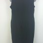 Perceptions by Irene B 22W plus black sleeveless dress with white jacket linen b