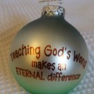 Christmas ornament for teacher