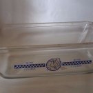 Anchor Hocking Poppin Fresh Pillsbury Dough Boy Glass Loaf Pan vintage