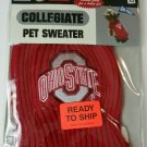 Pets First Collegiate Ohio State Buckeyes Pet Sweater, X-Small
