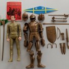 Marx Reissue Gold  knight with Accessories. No Box