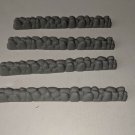 Marx reissue rock walls (04) pcs  for diorama or playset
