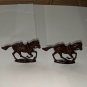 Detailed saddled Horses (2) pcs