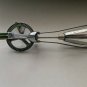 Vintage Hand Held Mixer Egg Beater Stainless Steel Green Bakelite Handles
