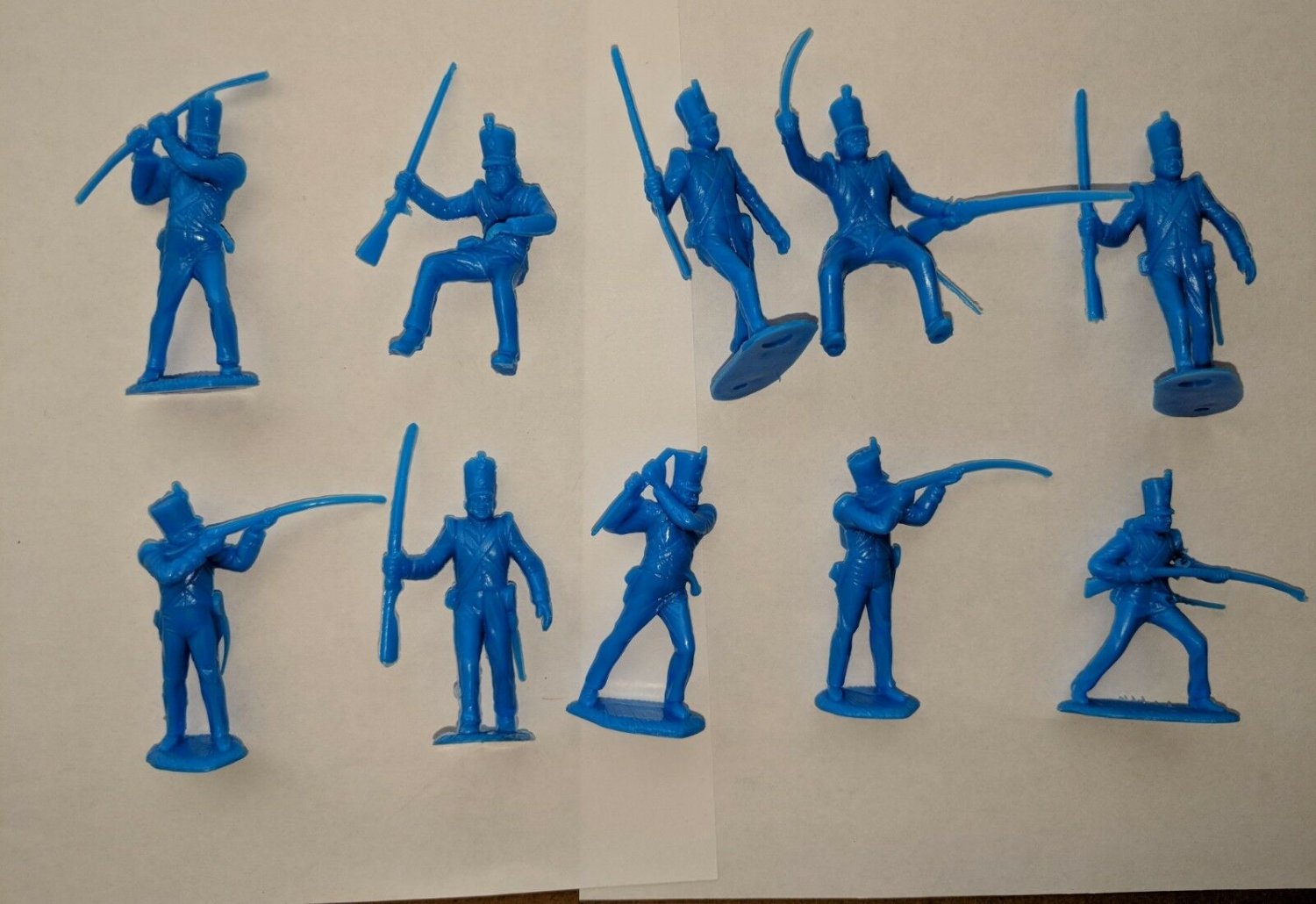 Marx Blue Mexicans  set (10)