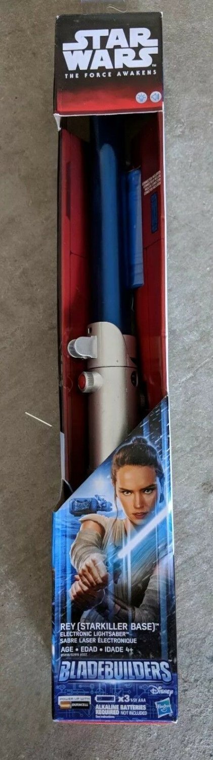 Disney Star Wars Bladebuilders Electronic Lightsaber Rey (Starkiller Base) Blue