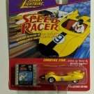 1997 Playing Mantis Speed Racer SHOOTING STAR Die-Cast Metal Car w/Cel Art