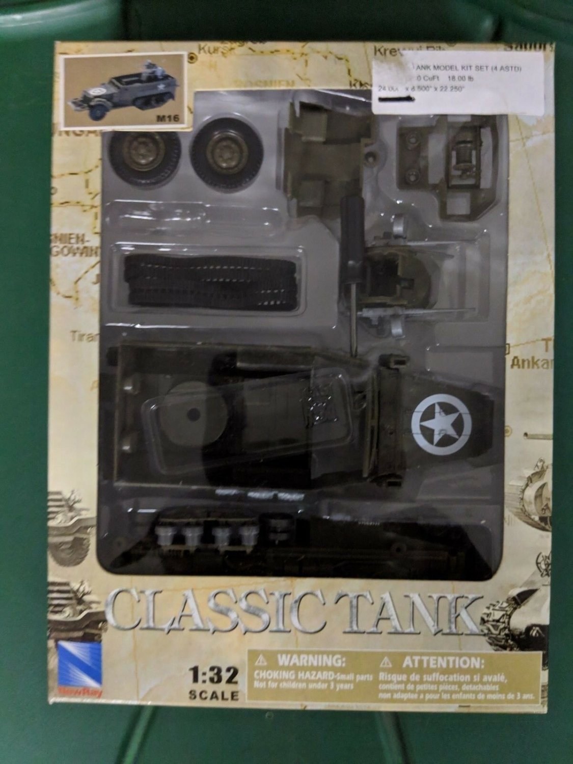 1:32 Classic Tank Newray Halftrack (M16) *Free Shipping*