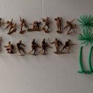 Marx reissue Japanese Soldiers with Palm trees