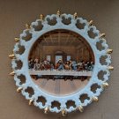 Vintage The Last Supper Decorative Plate Gold Trim