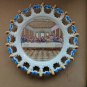 Vintage The Last Supper Decorative Plate Gold Trim Made in Japan 8"