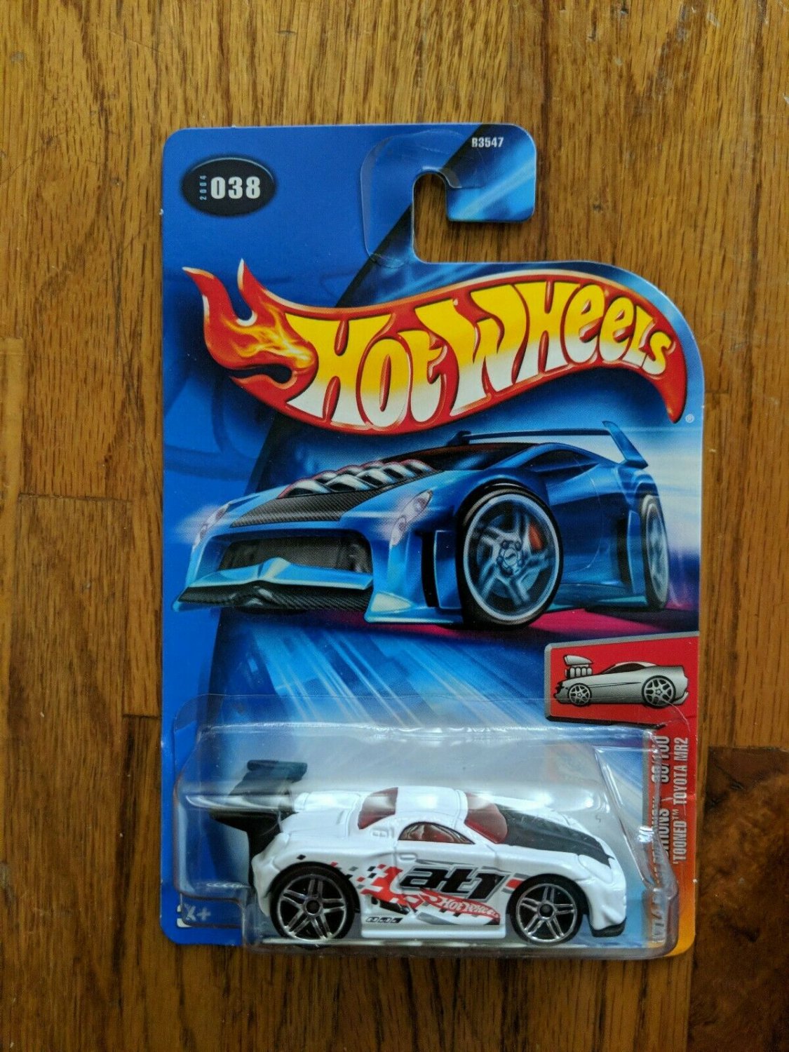 RED Tinted Windows 2004 First Editions HOT WHEELS "TOONED TOYOTA MR2" #038