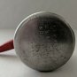Vintage Aluminum Measuring Cup with Wood Handle Red