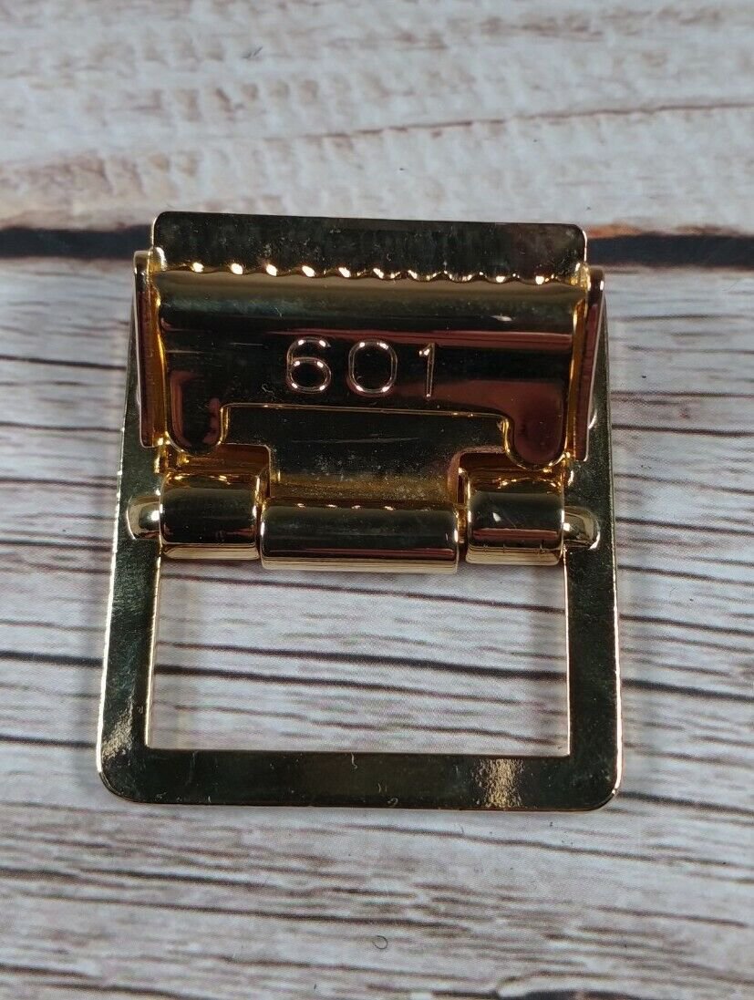 Vintage Genuine US Marine Corps USMC Open brass belt buckle OEC uniform tan