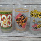 Lot of 3 PREAKNESS Stakes Pilmico GLASSES 1998 2000 & 2001 Souvenir Collectables