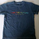Chaser Revolve Motivational "I am the future" 24 mo. Toddler T-shirt Blue