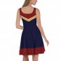 Custom Made Skater Dress Inspired by Captain Marvel Costume