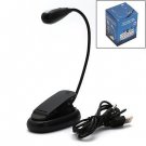 Mini Book Light Single Arm Clip-On 4 LEDs