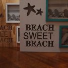 Beach theme Wooden Photo Frame with Light Display