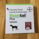 Bayer drontal Plus for dogs,puppies Tapeworm dewormer (2 Tablets) free shipping