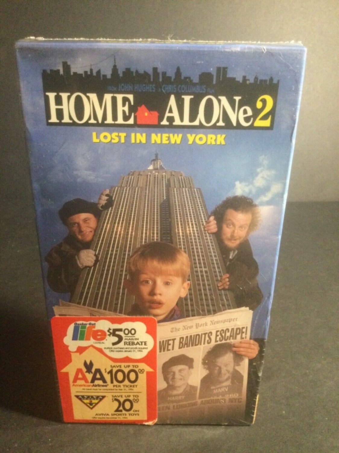 Home Alone 2: Lost in New York (VHS, 1993) First Print Factory Sealed ...