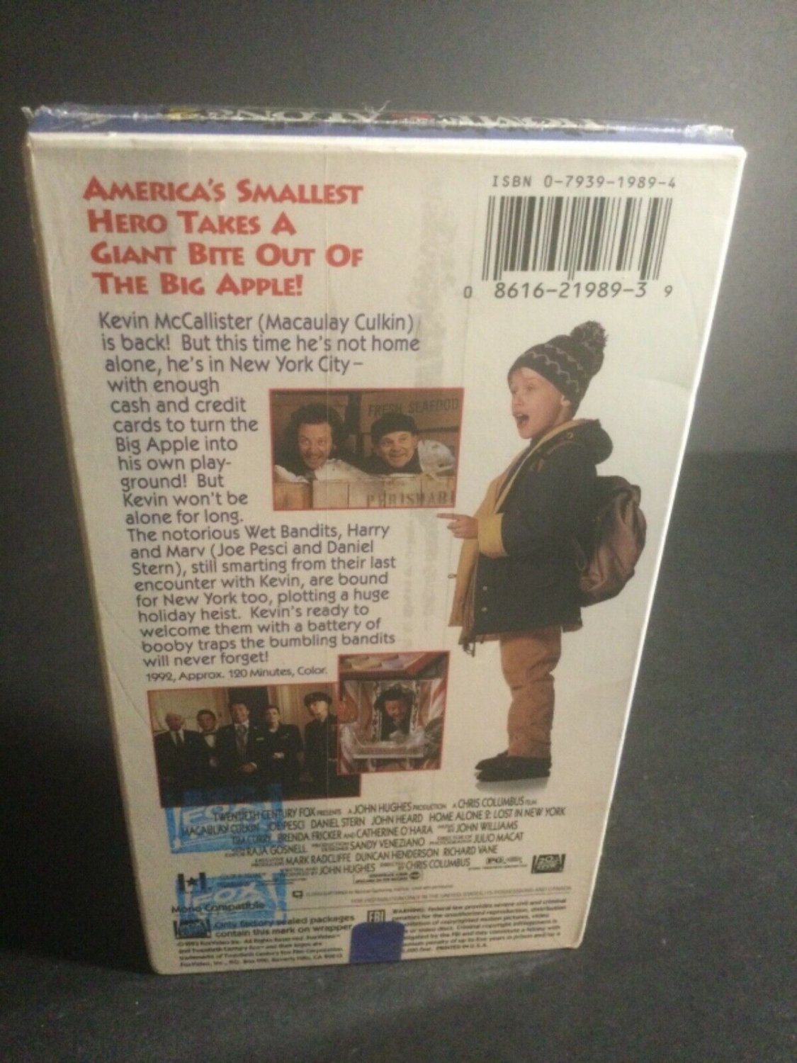 Home Alone 2 Lost in New York (VHS, 1993) First Print Factory Sealed