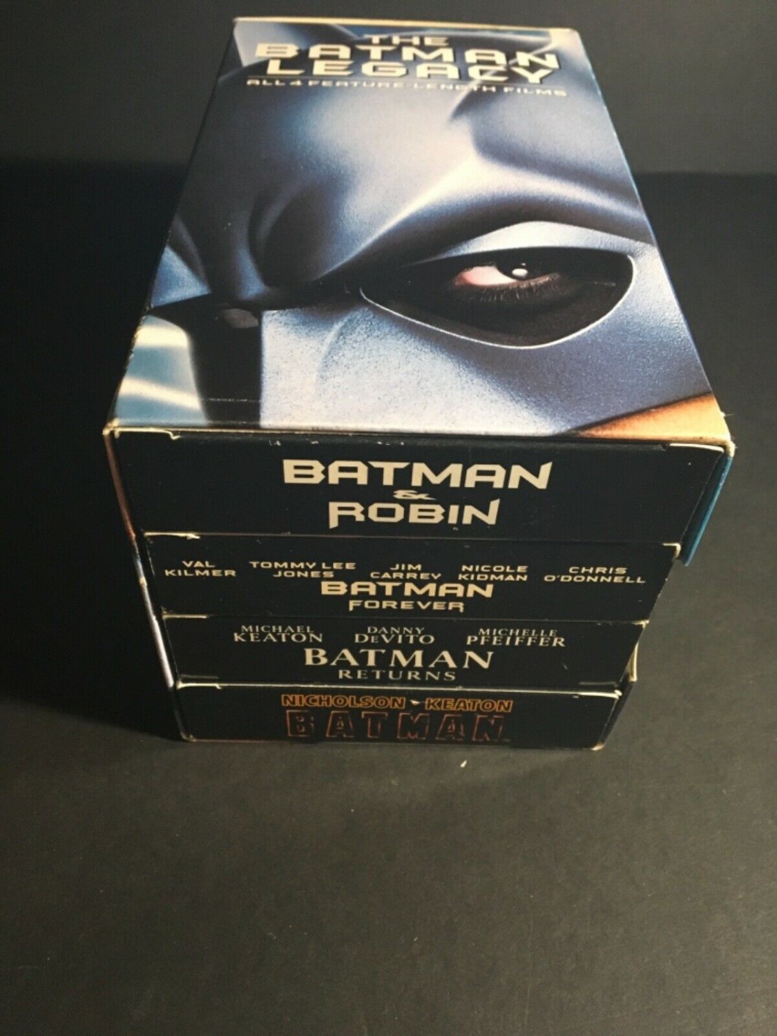 The Batman Legacy VHS Tapes Super RARE All 4 Batman VHS Tapes 1997