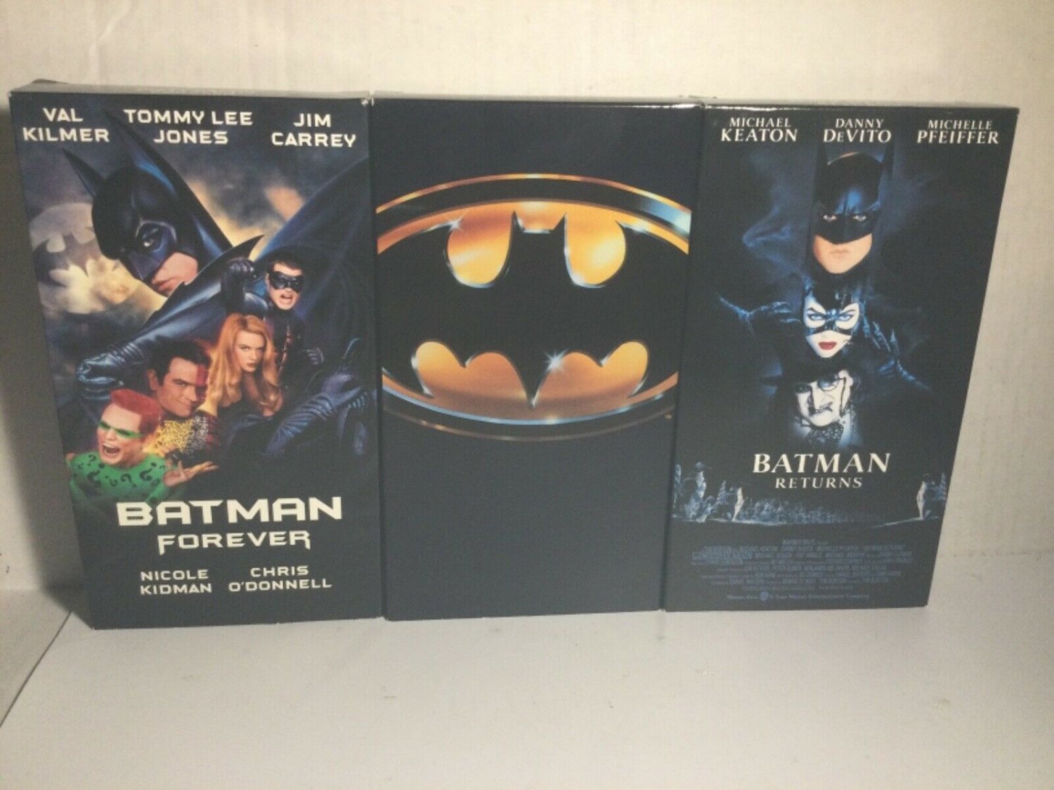 Batman VHS Trilogy The Ultimate Batman Collection VHS Tapes Boxed Set