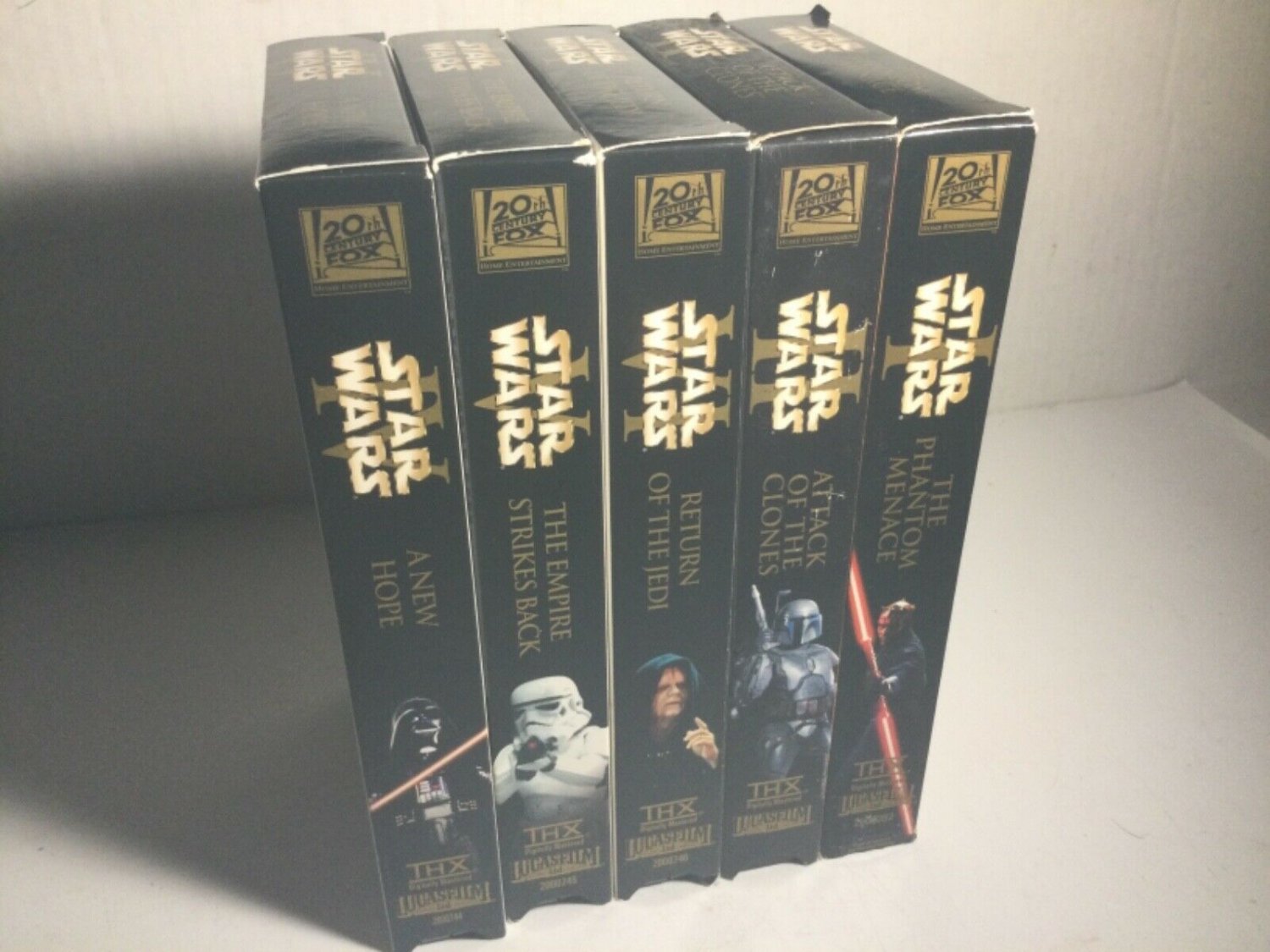 Vintage Star Wars VHS Tapes Collection Trilogy + 2 more VCR Tapes 7