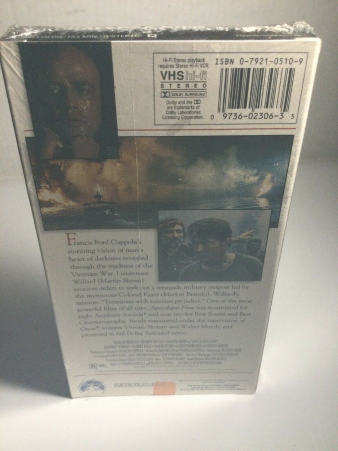 Apocalypse Now VHS Tape - Factory Sealed NeW 1992