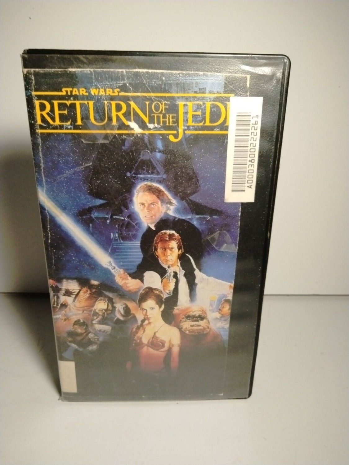 Star Wars Return of the Jedi VHS Library Rental Tape CBS FOX Big Box 1990