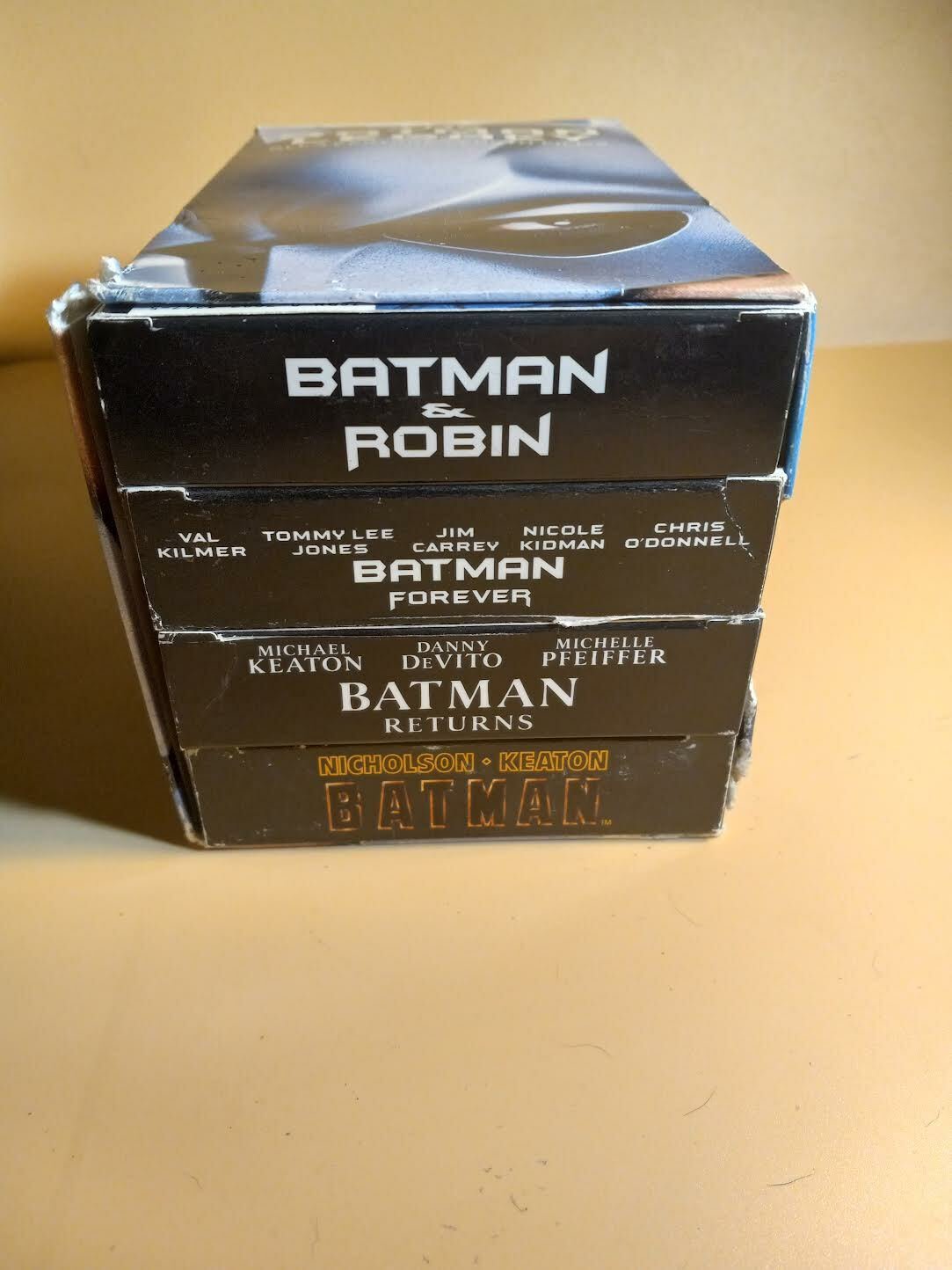 Batman Legacy (VHS 1997) 4 Pack Box Set - Batman, Returns, Forever ...