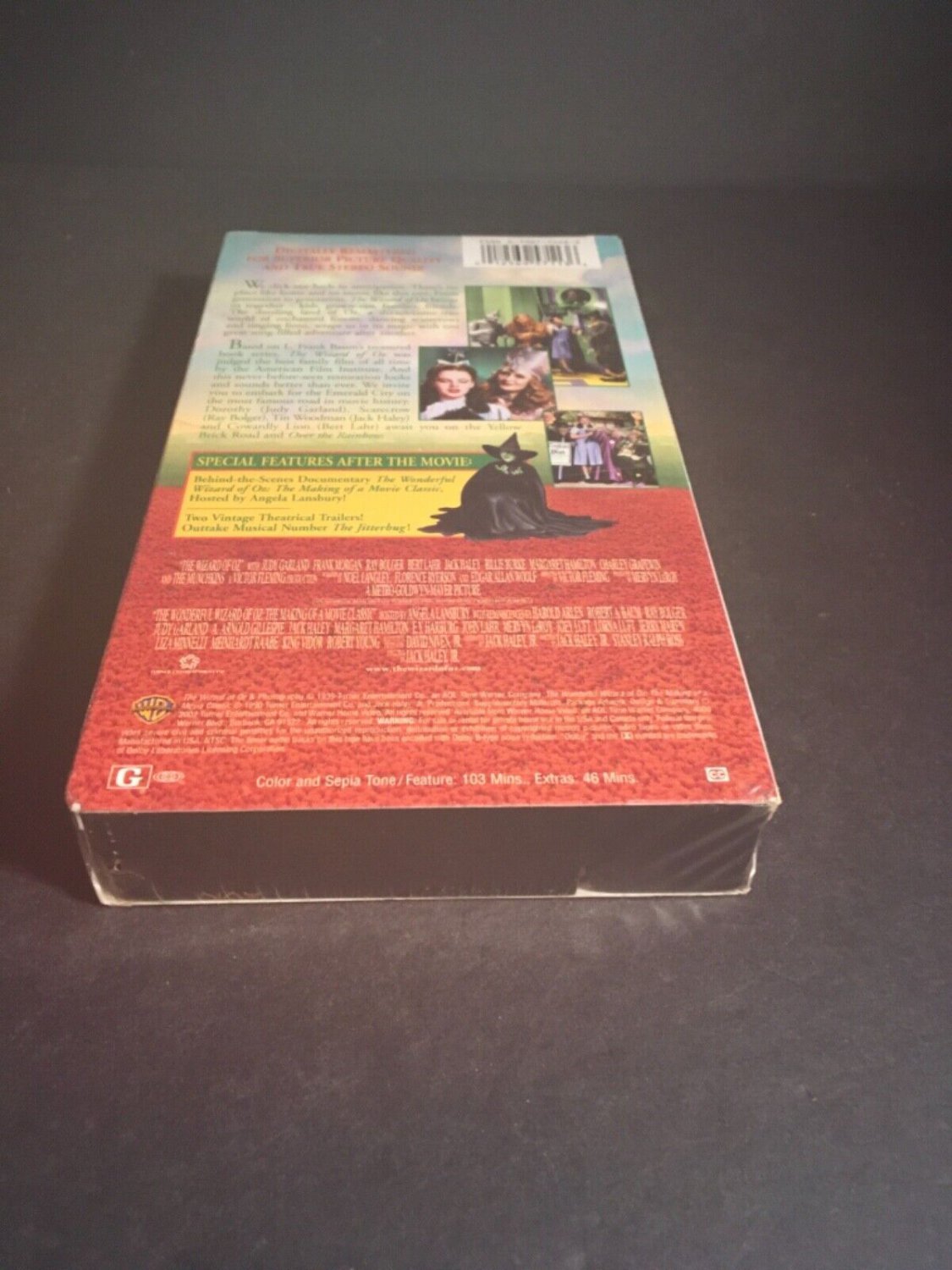 The Wizard Of Oz Vhs Slip Case Factory Sealed Tape New