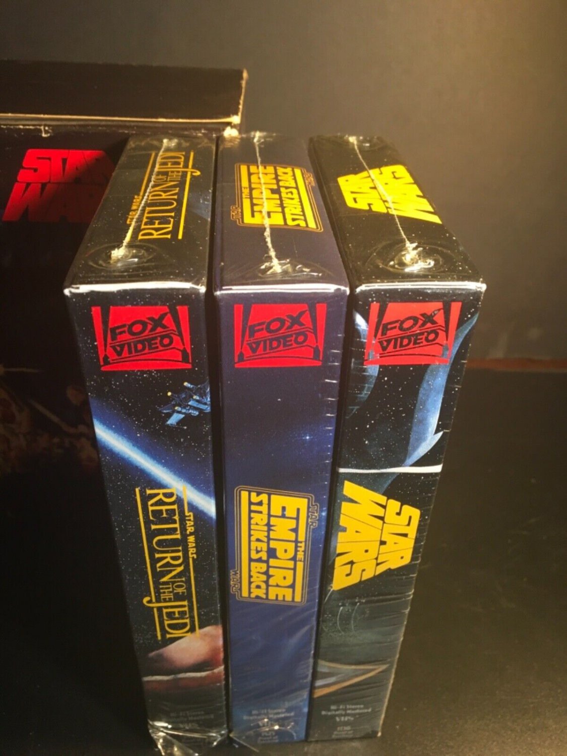 Vintage Star Wars VHS Trilogy Tapes - Box Set