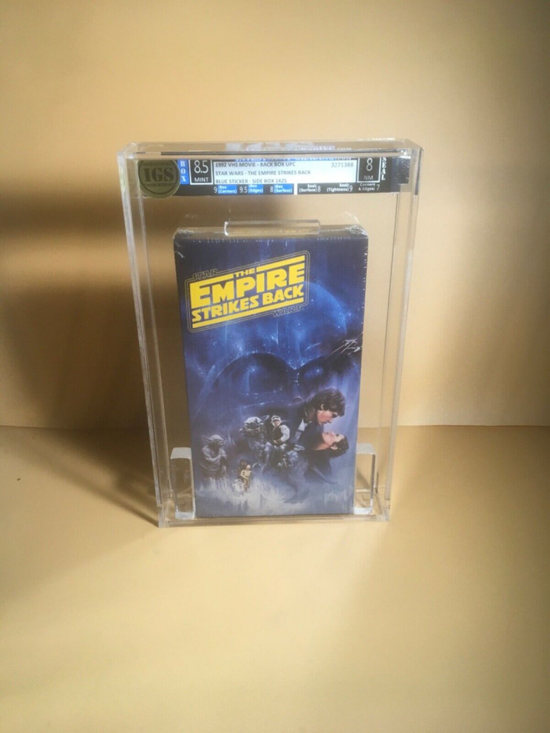 The Empire Strikes Back (VHS, 1992) Factory Sealed Graded Tape IGS 8.5