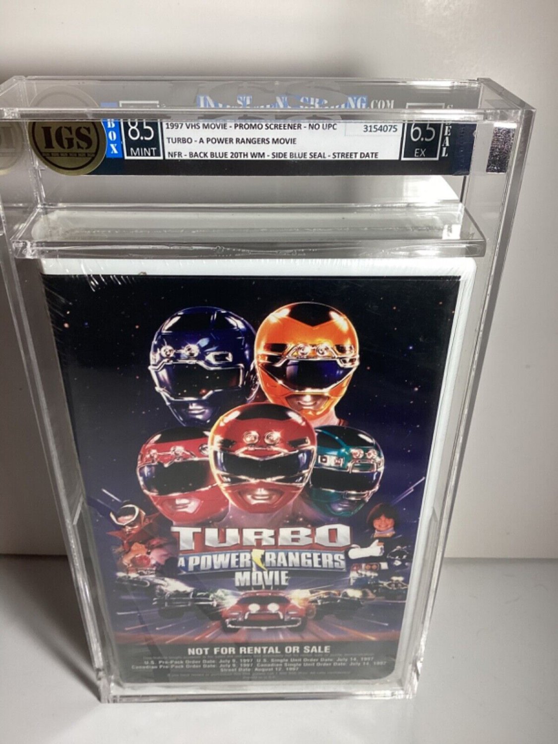 Turbo a power rangers movie vhs 1997 factory sealed promo