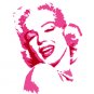 C7 Pink Marilyn Monroe Protrait Pop Modern art painting