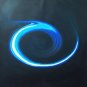 C20 homedecor Modern Painting lighting Blue swirl 30"