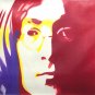 C03 red blue JOHN LENNON Pop Art Oil Painting 30"30