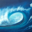 L45 Sea Wave Pop Art Painting on Canvas
