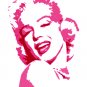 Marilyn Monroe Pink Pop Art Painting on Canvas Free Shipping 12"x16"-031