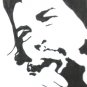 c04 Communist leader Cheguevara ACEO Original Drawing 2.5 x3.5" Free Shipping