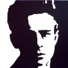 c06 ACEO James Dean Pop Art Original Drawing 2.5 x3.5" Free Shipping